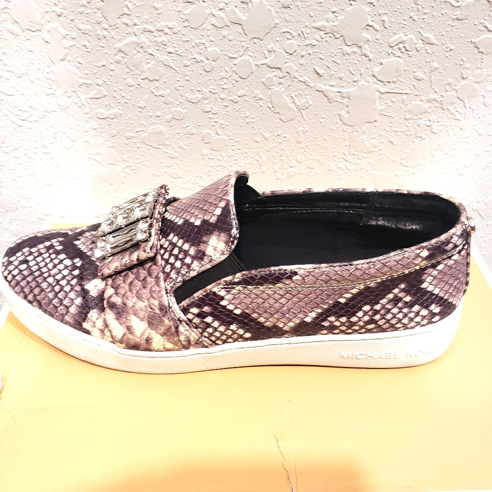 Michael Kors leather snake print shoes